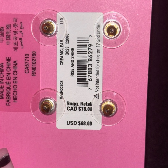 KATE SPADE NEW YORK Womens Rise And Shine Stud Earrings Set Of 2 Gold Tone NEW - Picture 3 of 7